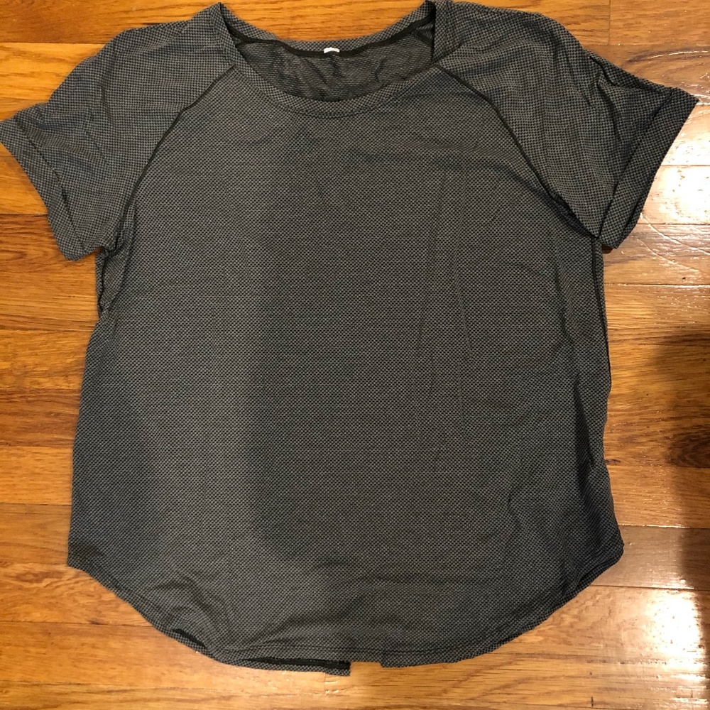 Lululemon Tie Black Short Sleeve